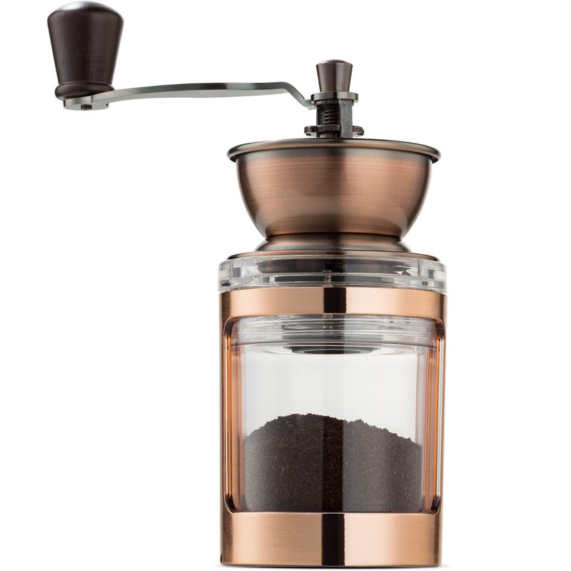 MITBAK Manual Coffee Grinder With Adjustable Settings| Sleek Hand Coffee Bean Burr Mill Great for French Press, Turkish, Espresso & More | Premium Coffee Gadgets are an Excellent For Coffee Lovers - Image 1